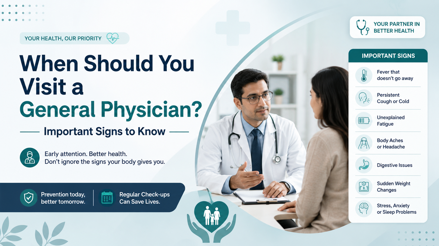 When Should You Visit a General Physician? Important Signs to Know